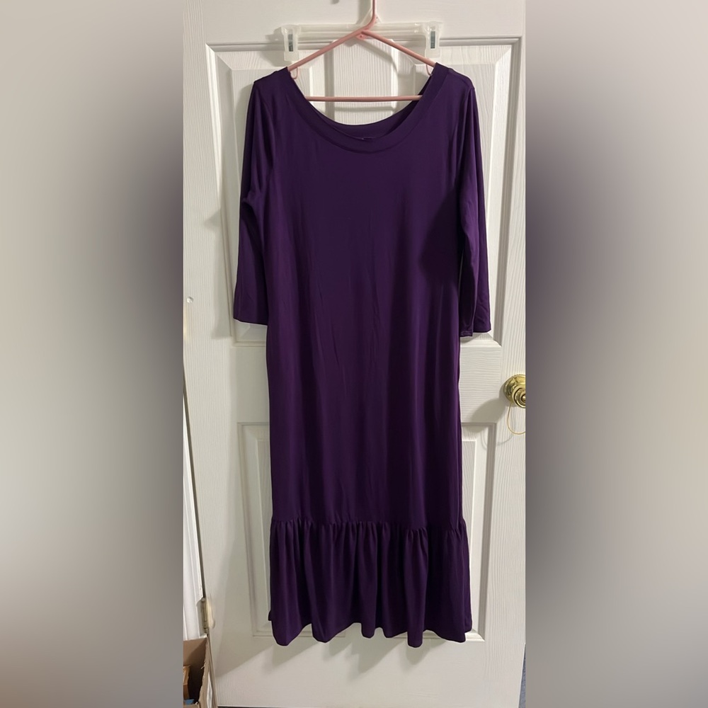 NWOT Ruffled Maxi Dress - M